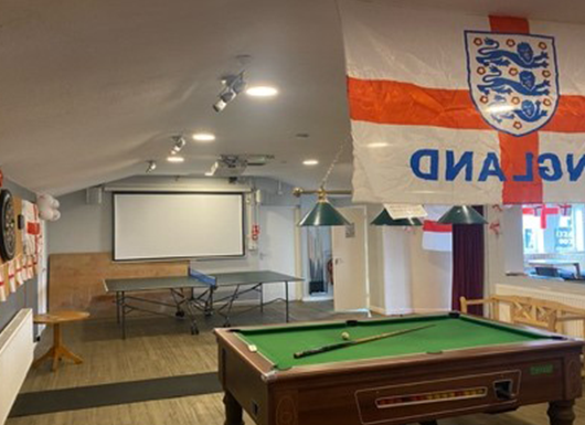 We’re ready for the World Cup. Come and support ENGLAND (or your favourite team) with us and create a great atmosphere.