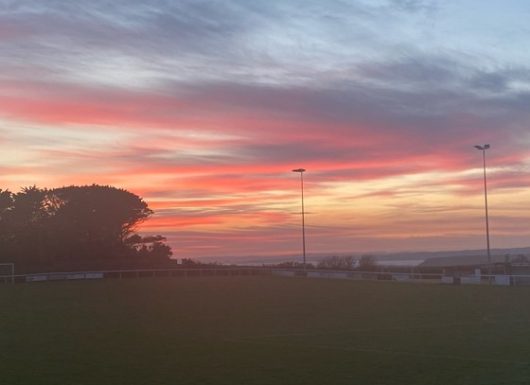 Glorious evening views over Mounts Bay